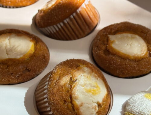Healthier Pumpkin Cream Cheese Muffins 🎃✨