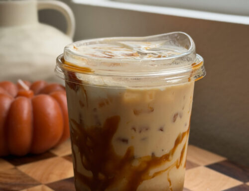 Pumpkin Caramel Iced Latte 🎃☕✨