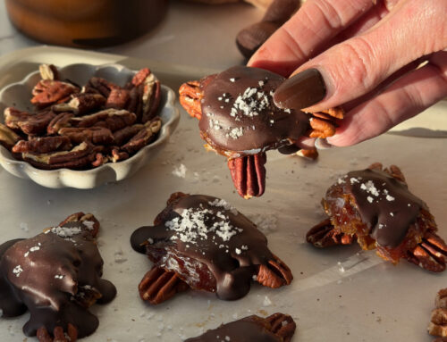 Easy Healthy Pecan Date Turtles