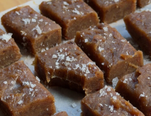 5-Ingredient Salted Caramel Date Fudge (Viral + Healthy!)