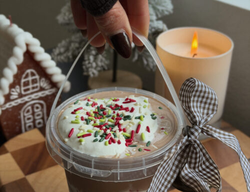 Frozen Peppermint Hot Chocolate