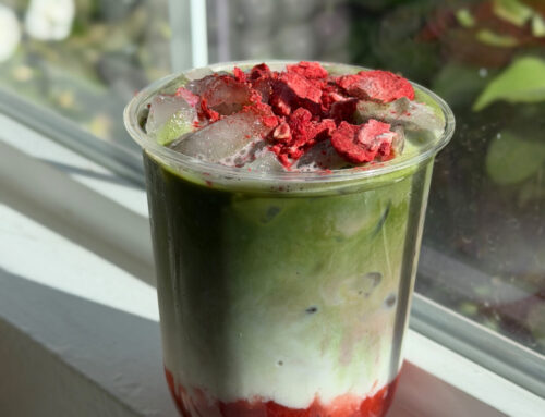 Strawberry Iced Matcha