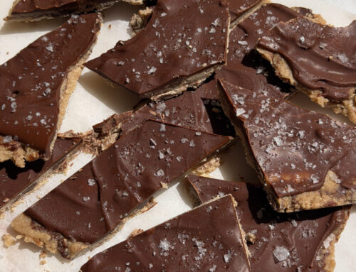 Viral cookie dough bark