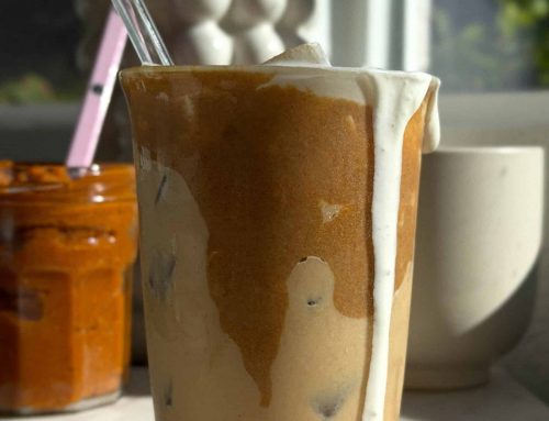 Pumpkin cookie butter latte